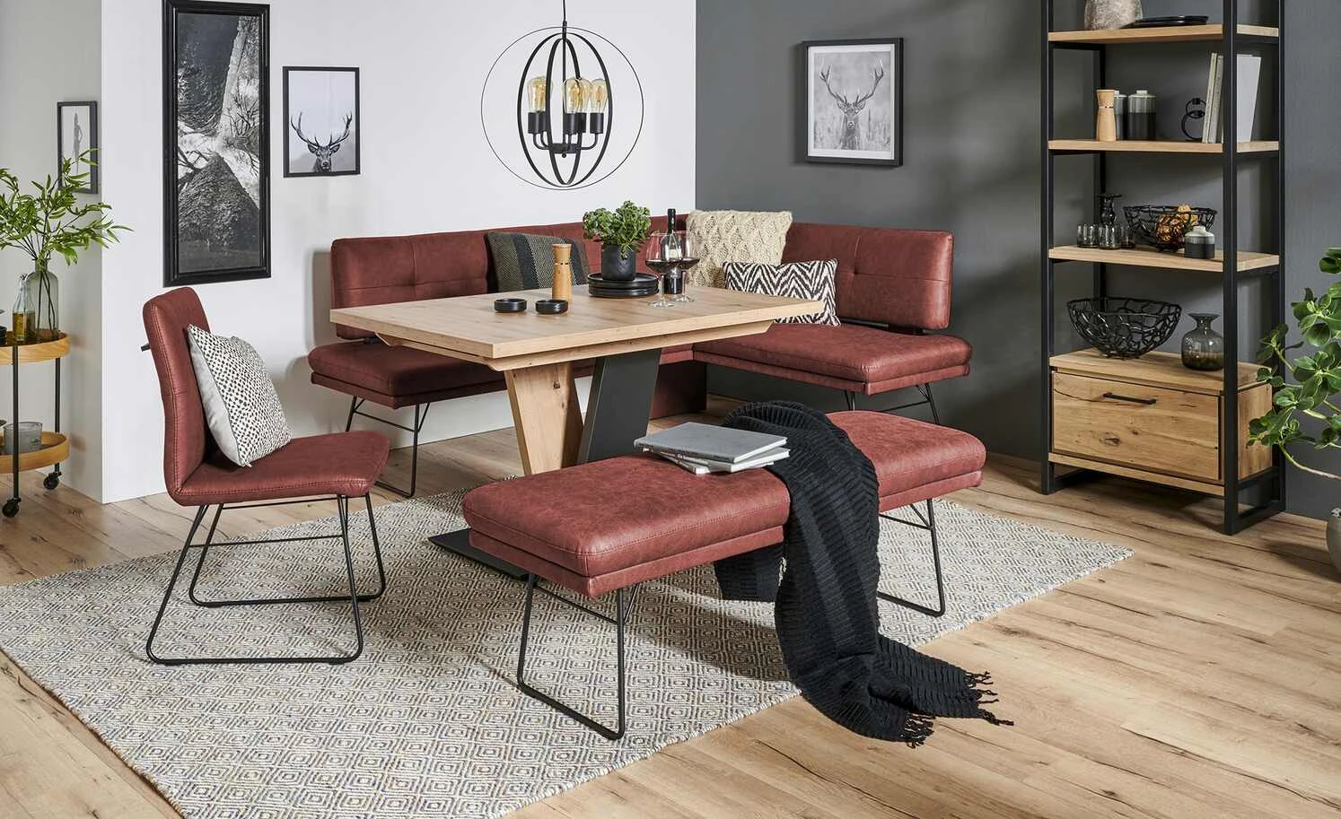 Kufenstuhl mit Griff | Bordeaux 4 Kufenstuhl mit Griff | Bordeaux – Bild 2