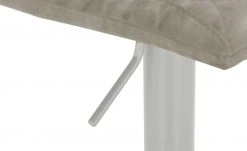 Barhocker MyToby | Lichtgrau Edelstahl eckiger Bodenteller -Stuhle Geschaft 14309601 5 202108022233