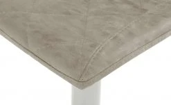 Barhocker MyToby | Lichtgrau Edelstahl eckiger Bodenteller -Stuhle Geschaft 14309601 7 202108022233