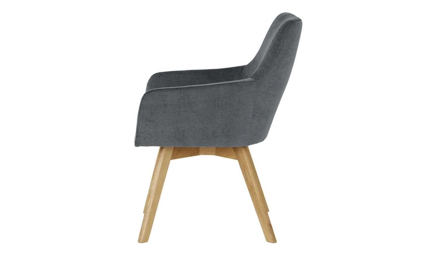 Wohnwert Armlehn-Polsterstuhl Fina | Stone (Grau) Nein 5 Wohnwert Armlehn-Polsterstuhl Fina | Stone (Grau) Nein – Bild 3