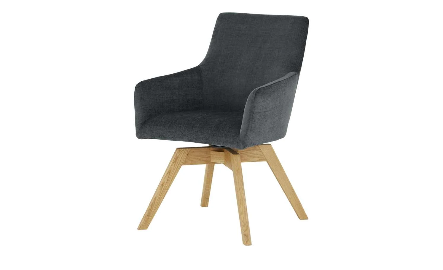 Wohnwert Armlehn-Polsterstuhl Fina | Stone (Grau) Ja 4 Wohnwert Armlehn-Polsterstuhl Fina | Stone (Grau) Ja – Bild 2