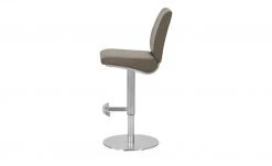 Barstuhl Vittoria | Cappuccino (Braun) Rund mit glattem Sitz -Stuhle Geschaft 14309723 9 202104232234