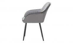 Schalenstuhl Thore | Grau (Samt) -Stuhle Geschaft 14309820 3 202111122234