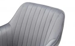 Schalenstuhl Thore | Grau (Samt) -Stuhle Geschaft 14309820 4 202111122234