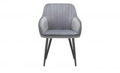 Schalenstuhl Thore | Grau (Samt) -Stuhle Geschaft 14309820 9 202111122234