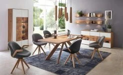 Wohnwert Armlehnstuhl Novum | Schwarz drehbar um 180 Grad (mit Drehrückholfunktion)