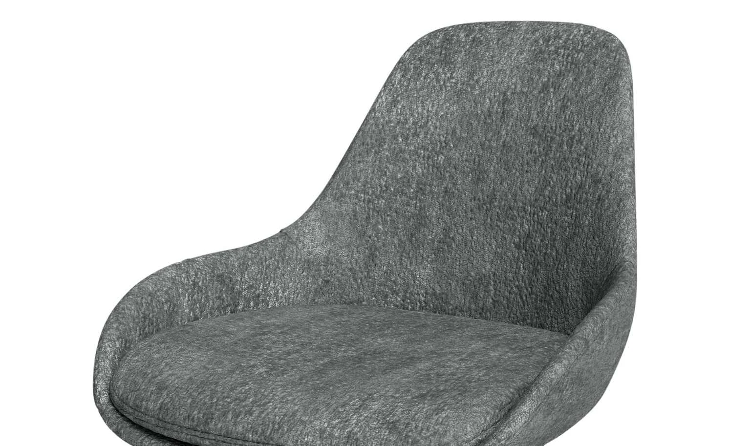 JOOP! Chenille-Schalenstuhl Wires | Anthrazit 5 JOOP! Chenille-Schalenstuhl Wires | Anthrazit – Bild 3