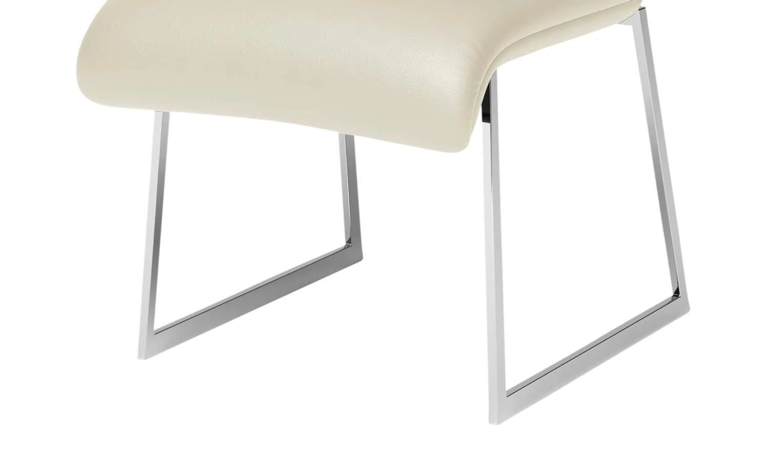 JOOP! Leder-Kufenstuhl Cubic | Perle (Creme) Nein 8 JOOP! Leder-Kufenstuhl Cubic | Perle (Creme) Nein – Bild 6