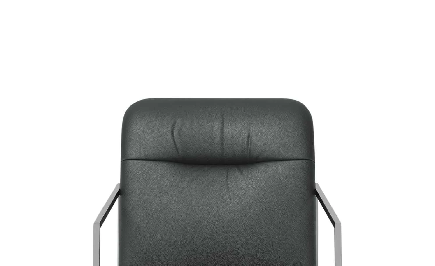 JOOP! Leder-Kufenstuhl Cubic | Schiefer (Dunkelgrau) Ja 5 JOOP! Leder-Kufenstuhl Cubic | Schiefer (Dunkelgrau) Ja – Bild 3