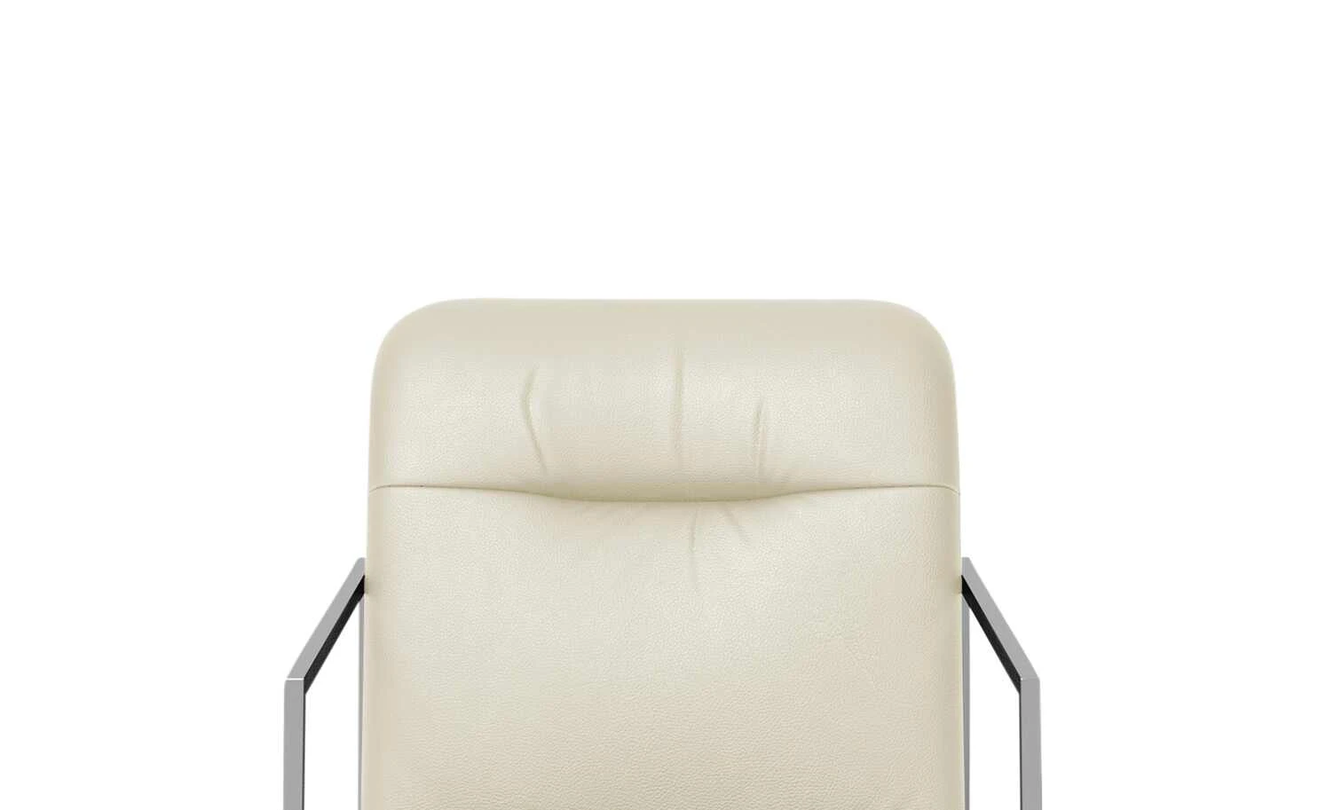 JOOP! Leder-Kufenstuhl Cubic | Perle (Creme) Ja 5 JOOP! Leder-Kufenstuhl Cubic | Perle (Creme) Ja – Bild 3