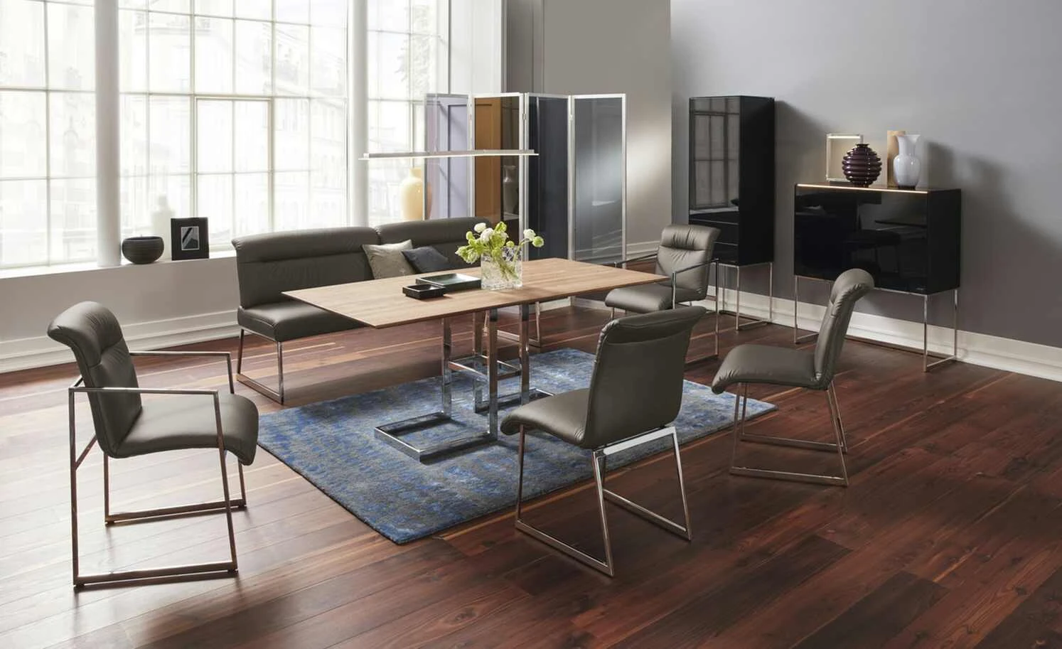 JOOP! Leder-Kufenstuhl Cubic | Schlamm (Braun) Ja 3 JOOP! Leder-Kufenstuhl Cubic | Schlamm (Braun) Ja