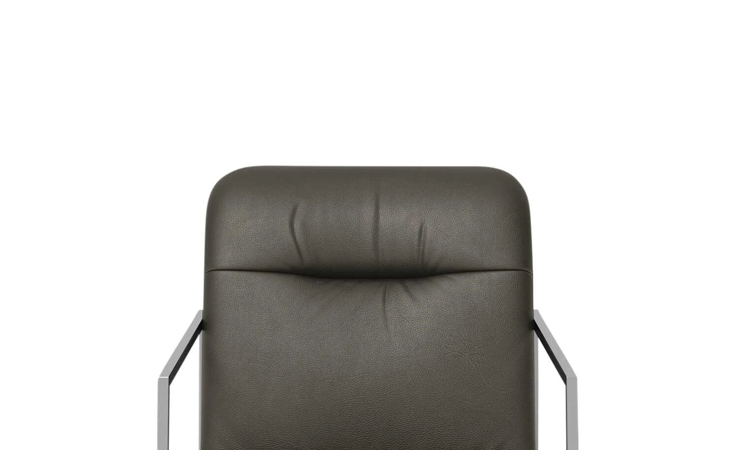 JOOP! Leder-Kufenstuhl Cubic | Schlamm (Braun) Ja 5 JOOP! Leder-Kufenstuhl Cubic | Schlamm (Braun) Ja – Bild 3