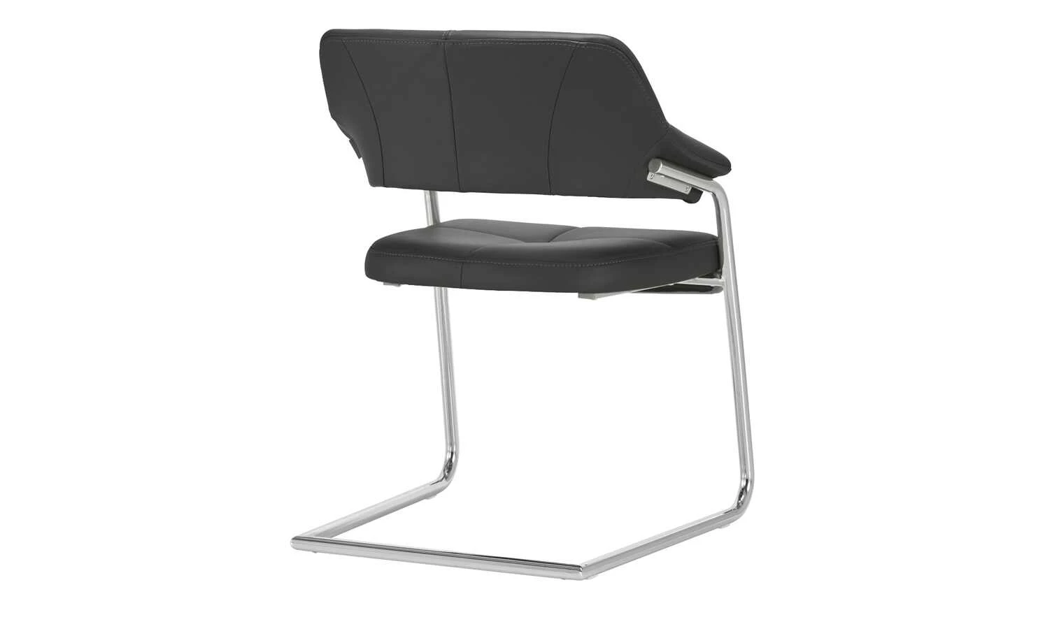 JOOP! Leder-Schwingstuhl Loft | Rabe (Schwarz) 6 JOOP! Leder-Schwingstuhl Loft | Rabe (Schwarz) – Bild 4