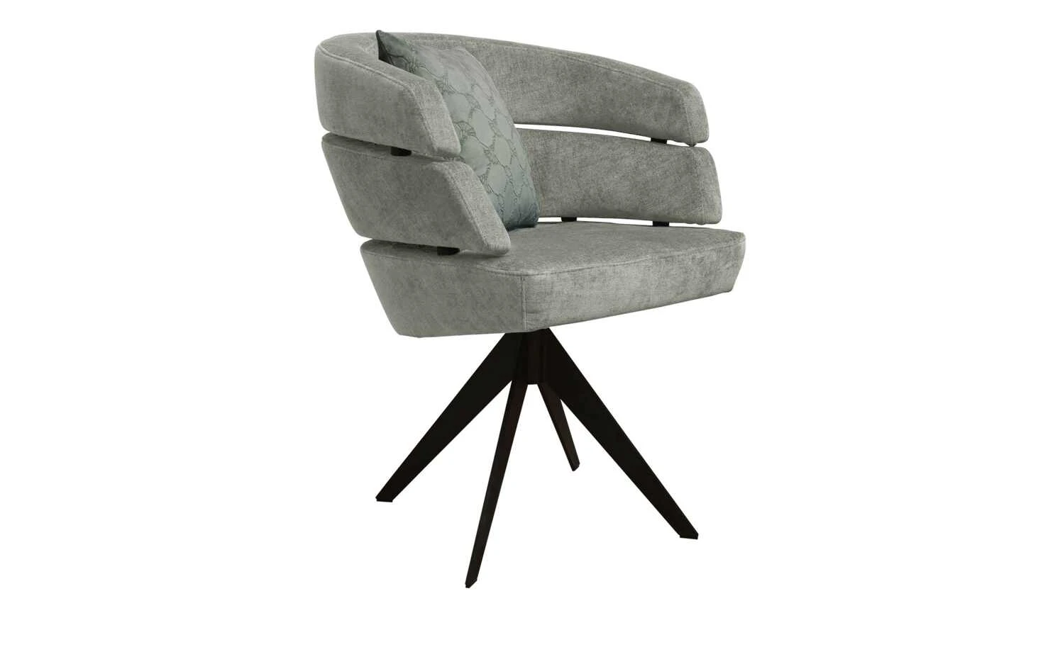 JOOP! Polster-Drehsessel Curves | Stone (Grau) 4-Fußstuhl 5 JOOP! Polster-Drehsessel Curves | Stone (Grau) 4-Fußstuhl – Bild 3