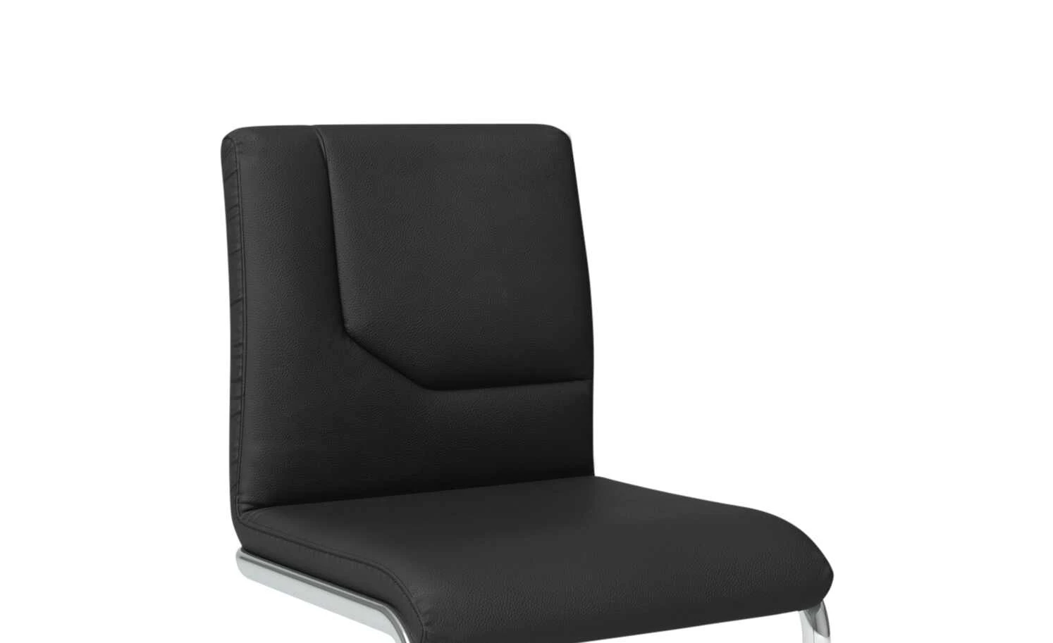 JOOP! Leder-Schwingstuhl Straps | Black (Schwarz) Einzug links 4 JOOP! Leder-Schwingstuhl Straps | Black (Schwarz) Einzug links – Bild 2