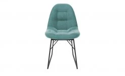 JOOP! Chenille-Kufenstuhl Systems | Petrol -Stuhle Geschaft 15300492 3 202104212234