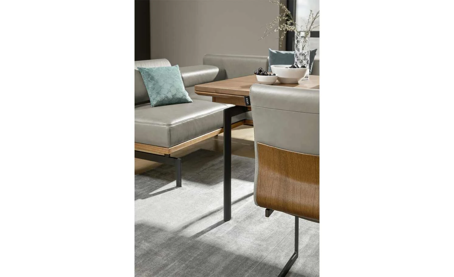 JOOP! Schwingstuhl Leder 24/7 | Eisen (Hellgrau) 8 JOOP! Schwingstuhl Leder 24/7 | Eisen (Hellgrau) – Bild 6