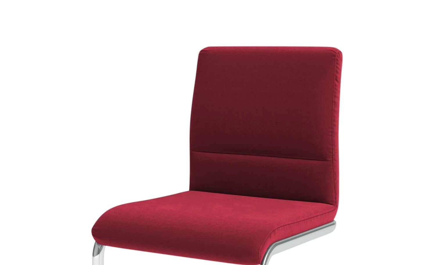 JOOP! Samt-Schwingstuhl Straps | Rubin (Rot) Niereneinzug 5 JOOP! Samt-Schwingstuhl Straps | Rubin (Rot) Niereneinzug – Bild 3