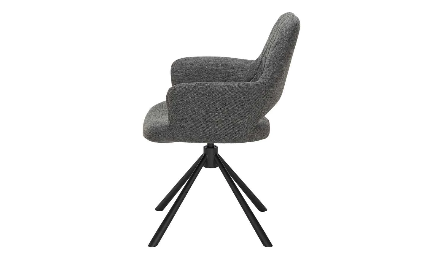 uno Polsterstuhl Dobby | Grau Ja 4 uno Polsterstuhl Dobby | Grau Ja – Bild 2