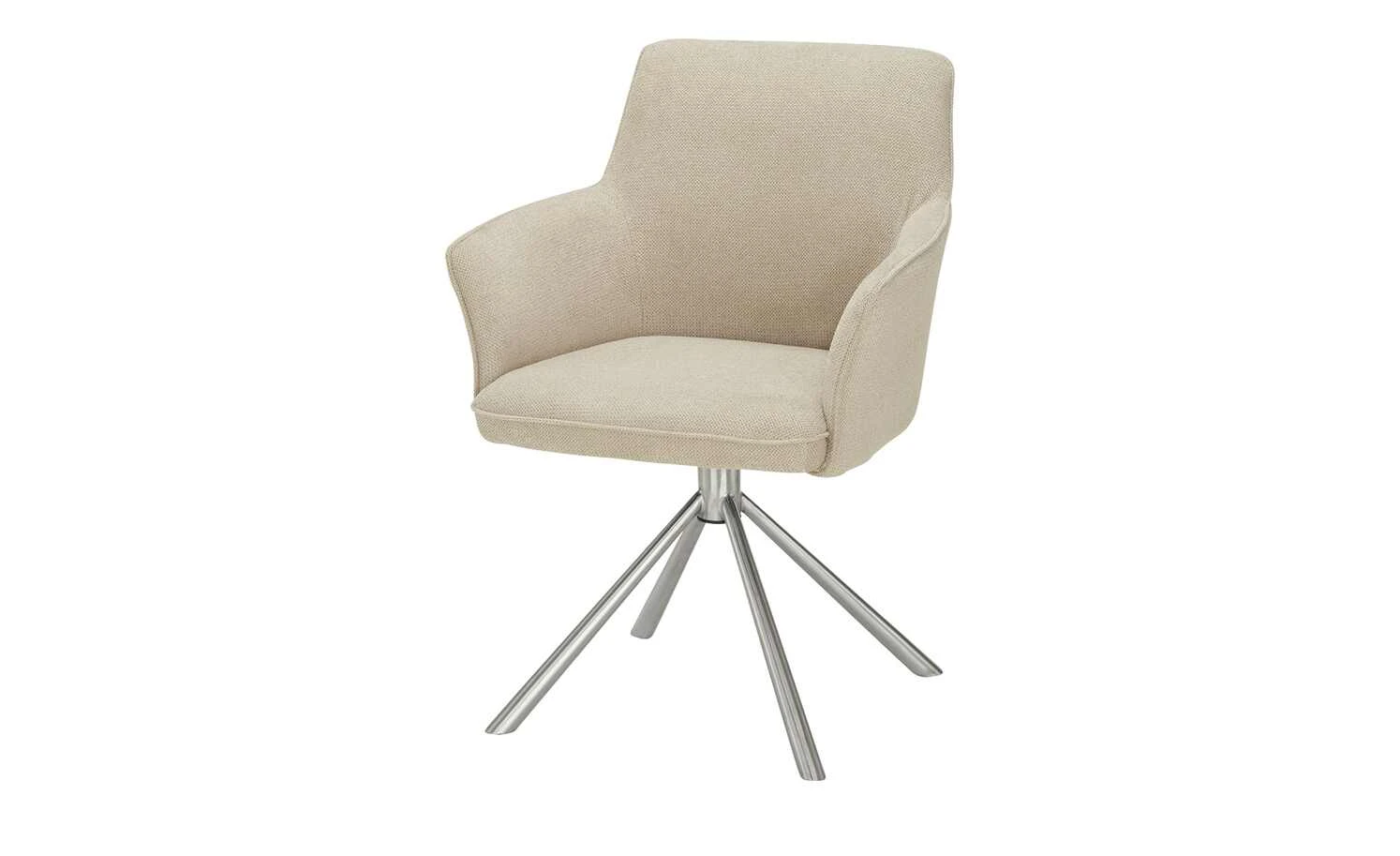 uno Polsterstuhl drehbar Dana | Beige 4 uno Polsterstuhl drehbar Dana | Beige – Bild 2