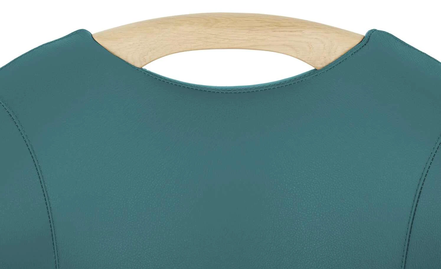 Wohnwert Leder-Schalenstuhl Jalto | Turquoise (Blau) Ja 11 Wohnwert Leder-Schalenstuhl Jalto | Turquoise (Blau) Ja – Bild 9