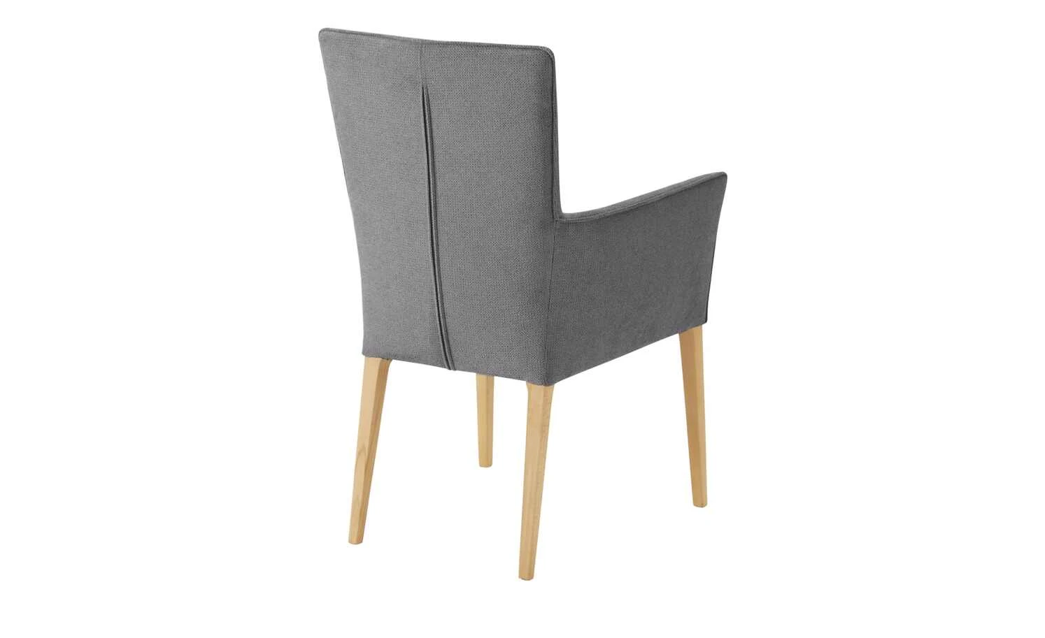 Wohnwert Armlehn-Polsterstuhl Aron | Grau 5 Wohnwert Armlehn-Polsterstuhl Aron | Grau – Bild 3