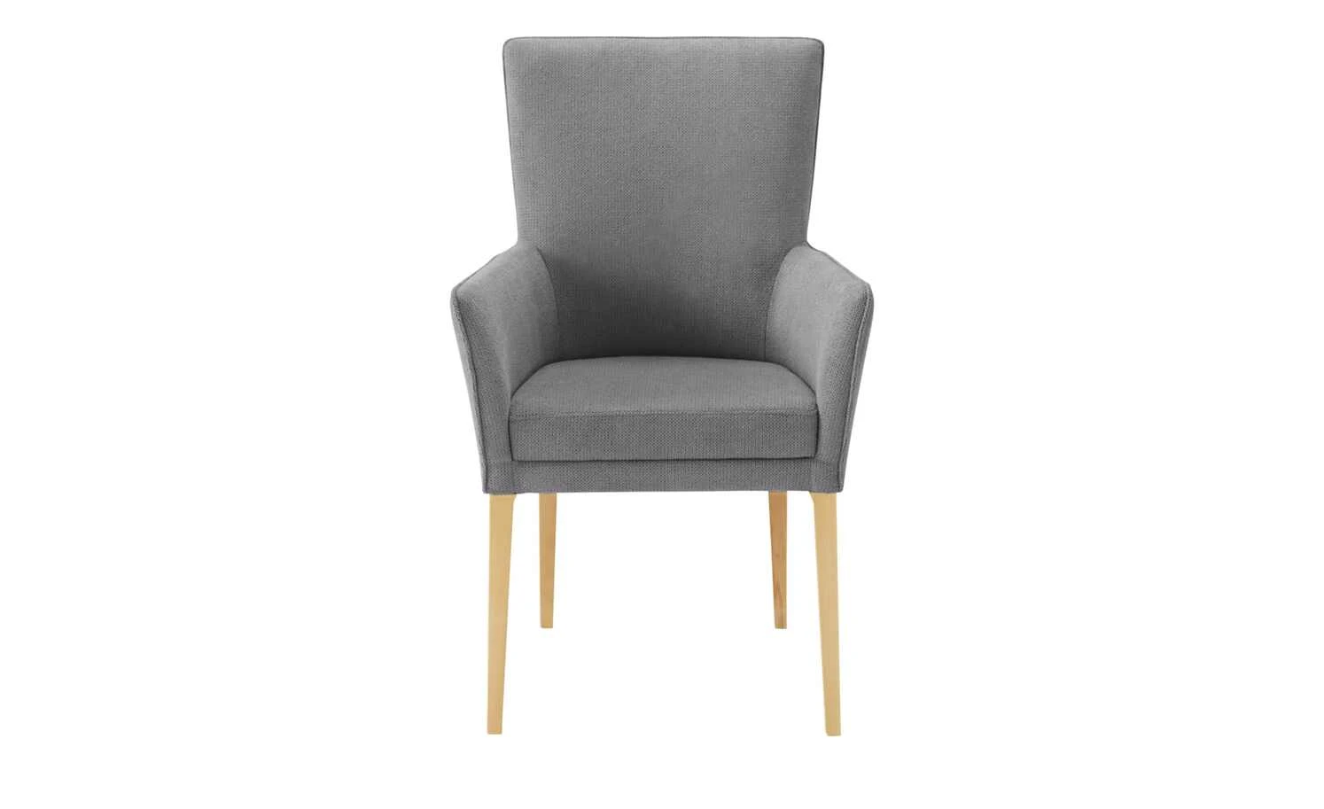 Wohnwert Armlehn-Polsterstuhl Aron | Grau 8 Wohnwert Armlehn-Polsterstuhl Aron | Grau – Bild 6