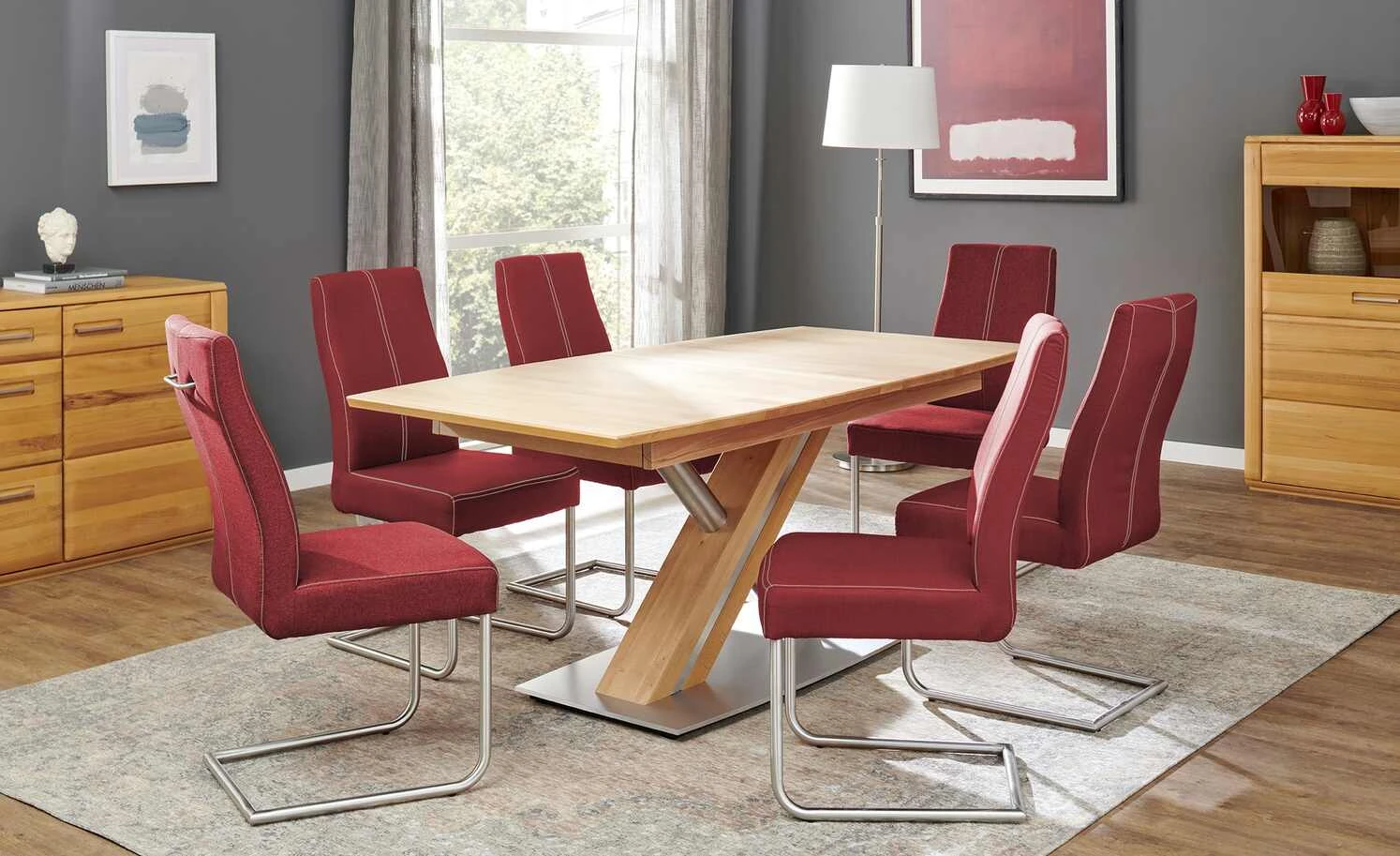 Woodford Polsterschwingstuhl Tessa | Kaminrot Ja 3 Woodford Polsterschwingstuhl Tessa | Kaminrot Ja