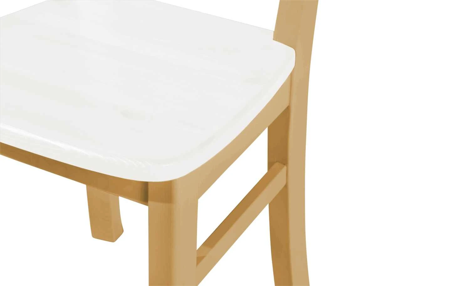 maison bleue Holzstuhl massiv Florian | laugenfarben / Weiß Nein 9 maison bleue Holzstuhl massiv Florian | laugenfarben / Weiß Nein – Bild 7