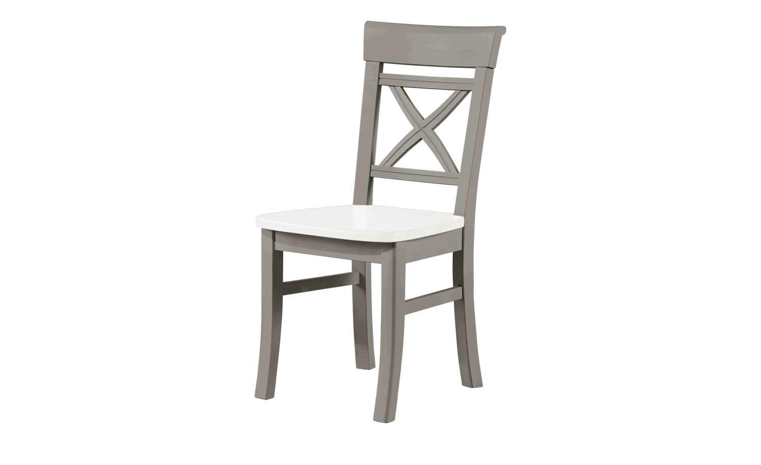 maison bleue Holzstuhl massiv Florian | Grau / Weiß Nein 5 maison bleue Holzstuhl massiv Florian | Grau / Weiß Nein – Bild 3