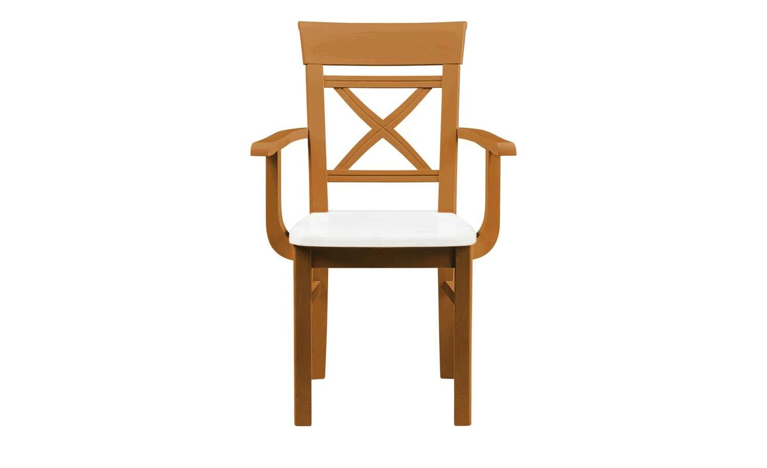 maison bleue Holzstuhl massiv Florian | bernsteinfarben / Weiß Ja 4 maison bleue Holzstuhl massiv Florian | bernsteinfarben / Weiß Ja – Bild 2