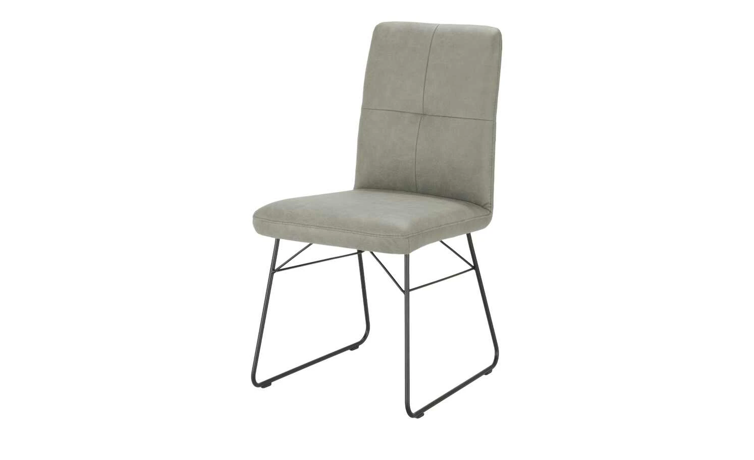 Kufenstuhl mit Griff | Hellgrau 4 Kufenstuhl mit Griff | Hellgrau – Bild 2