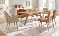 Armlehnstuhl mit Griff | Lightbrown (Hellbraun)