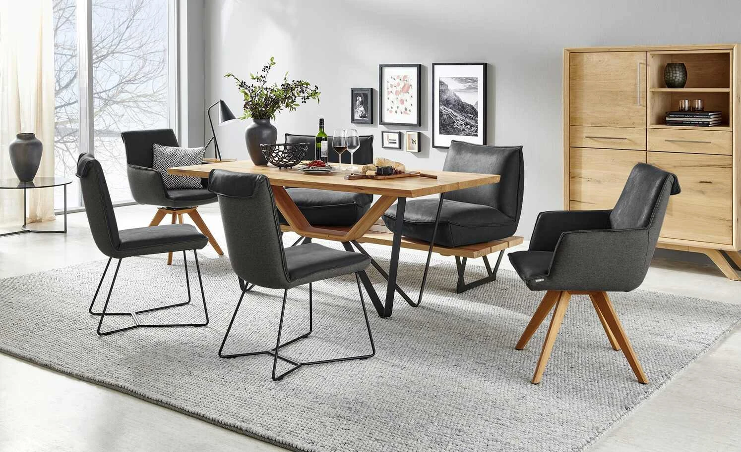 KOINOR Kufenstuhl Leder Schwof | Omega (Dunkelgrau) / Dunkelgrau 3 KOINOR Kufenstuhl Leder Schwof | Omega (Dunkelgrau) / Dunkelgrau