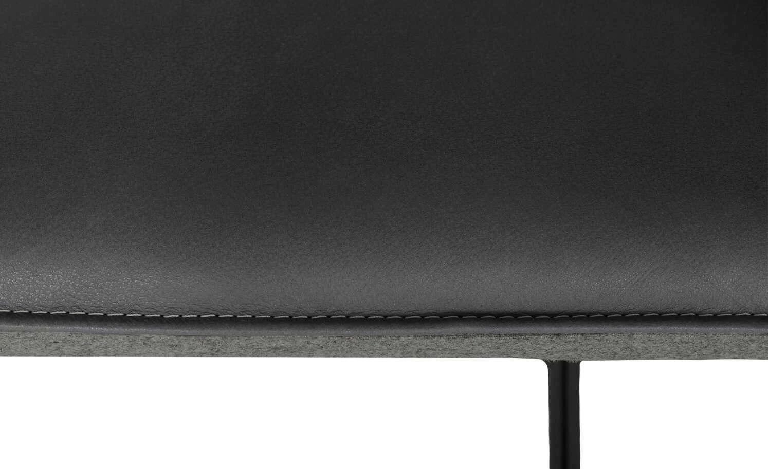 KOINOR Kufenstuhl Leder Schwof | Omega (Dunkelgrau) / Dunkelgrau 5 KOINOR Kufenstuhl Leder Schwof | Omega (Dunkelgrau) / Dunkelgrau – Bild 3