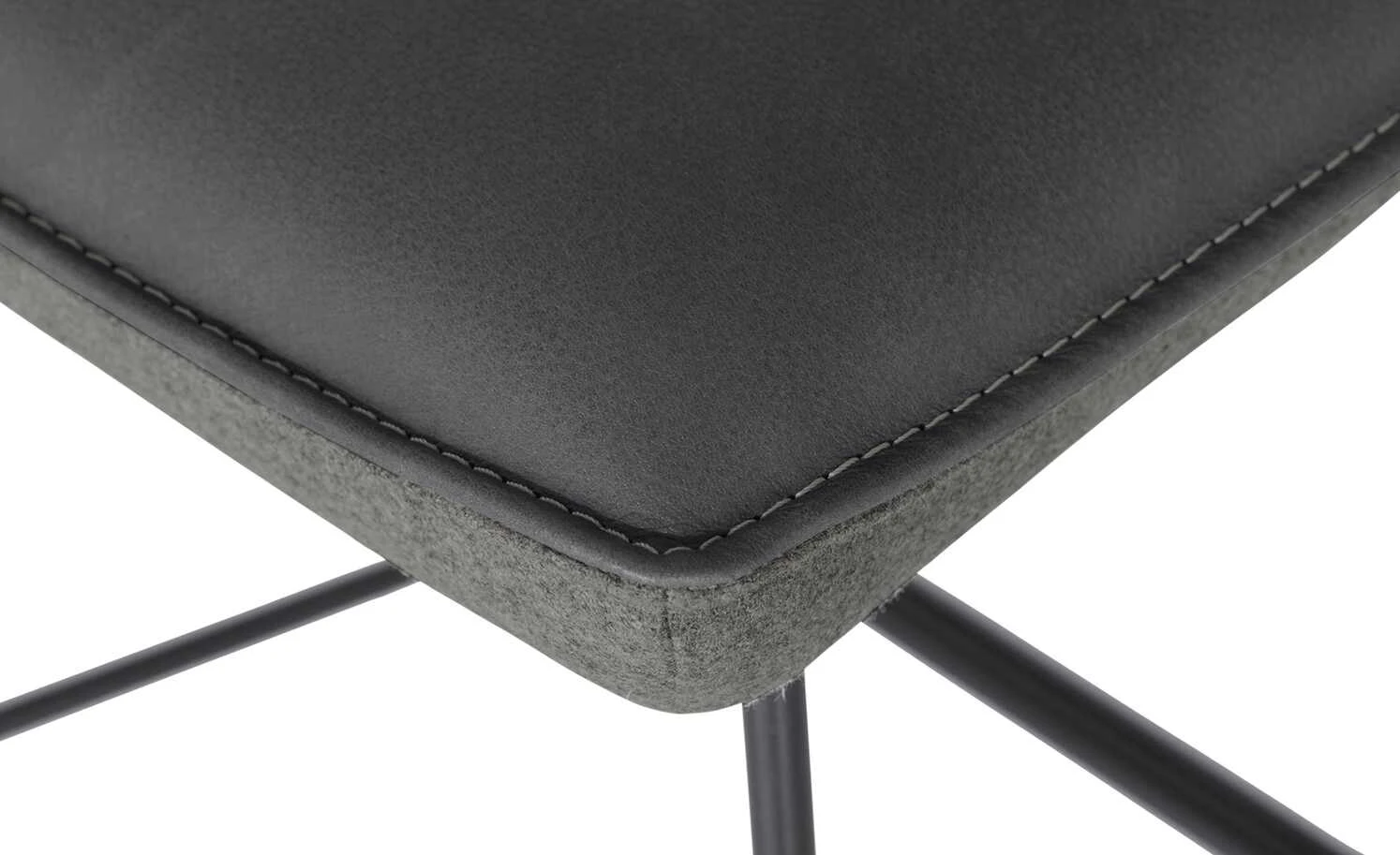 KOINOR Kufenstuhl Leder Schwof | Omega (Dunkelgrau) / Dunkelgrau 8 KOINOR Kufenstuhl Leder Schwof | Omega (Dunkelgrau) / Dunkelgrau – Bild 6