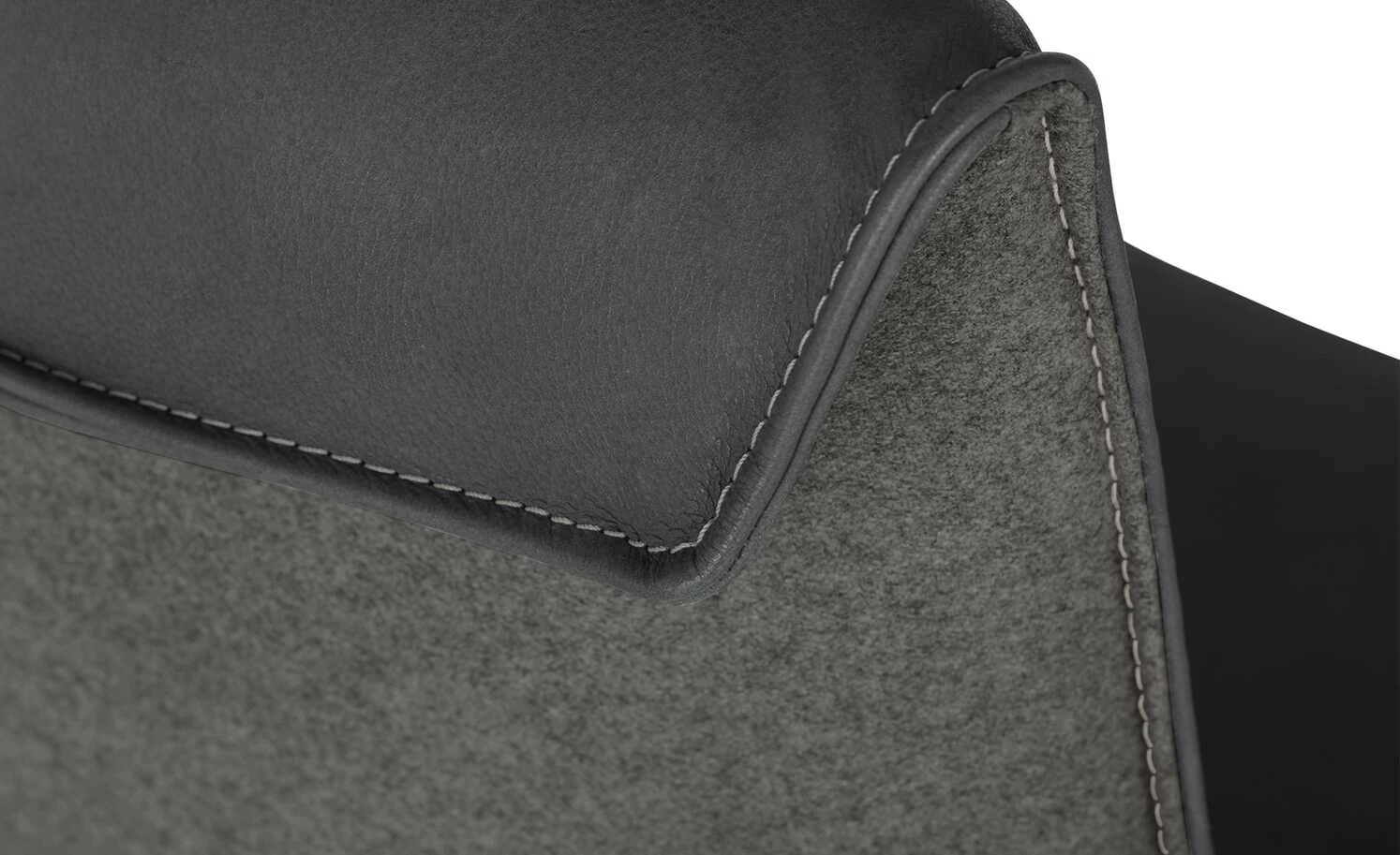 KOINOR Kufenstuhl Leder Schwof | Omega (Dunkelgrau) / Dunkelgrau 9 KOINOR Kufenstuhl Leder Schwof | Omega (Dunkelgrau) / Dunkelgrau – Bild 7