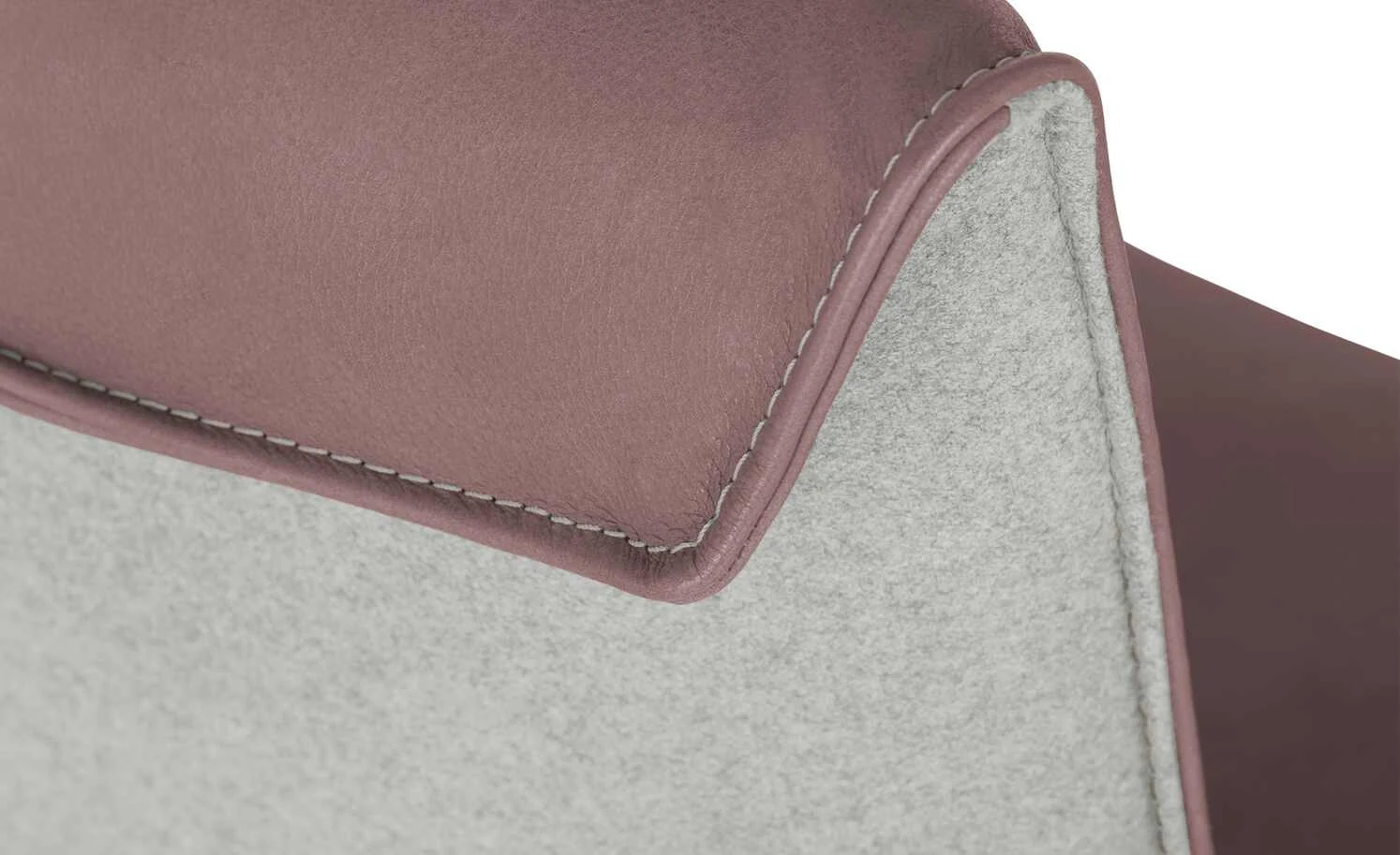 KOINOR Kufenstuhl Leder Schwof | Plum (Rosa) / Hellgrau 10 KOINOR Kufenstuhl Leder Schwof | Plum (Rosa) / Hellgrau – Bild 8