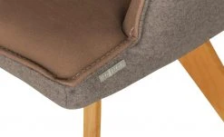 KOINOR Armlehnstuhl Leder Schwof | Chai (Hellbraun) / Dunkelbraun Ja -Stuhle Geschaft 15302533 8 202109101235