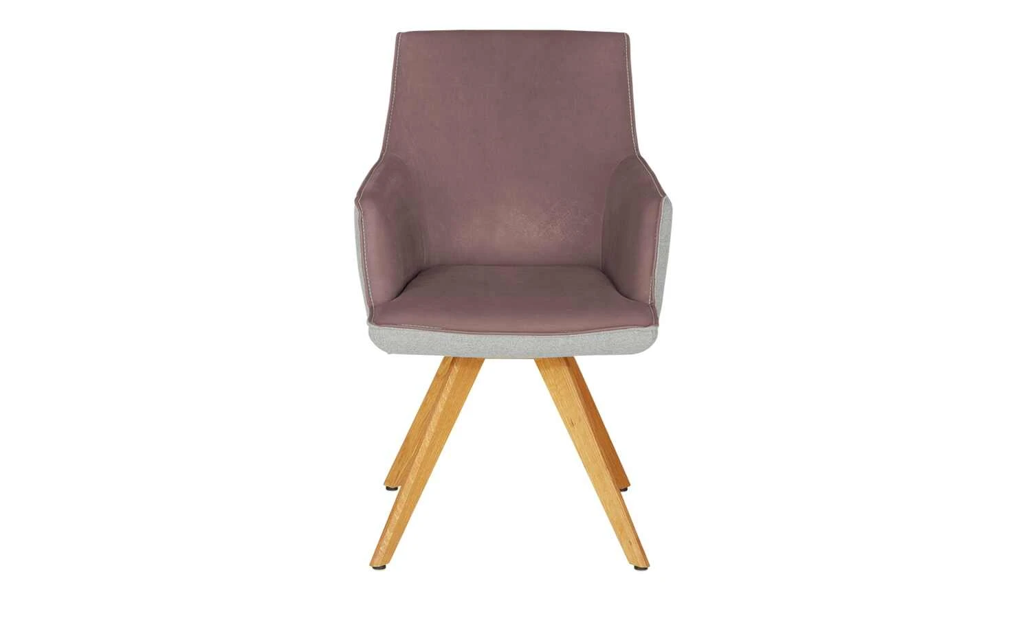 KOINOR Armlehnstuhl Leder Schwof | Plum (Rosa) / Hellgrau Ja 8 KOINOR Armlehnstuhl Leder Schwof | Plum (Rosa) / Hellgrau Ja – Bild 6