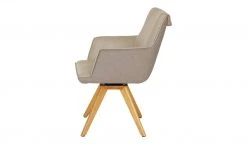 KOINOR Armlehnstuhl Leder Schwof | Jade (Beige) / Dunkelbraun Ja -Stuhle Geschaft 15302542 10 202109101235