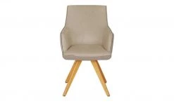 KOINOR Armlehnstuhl Leder Schwof | Jade (Beige) / Dunkelbraun Ja -Stuhle Geschaft 15302542 2 202109101235