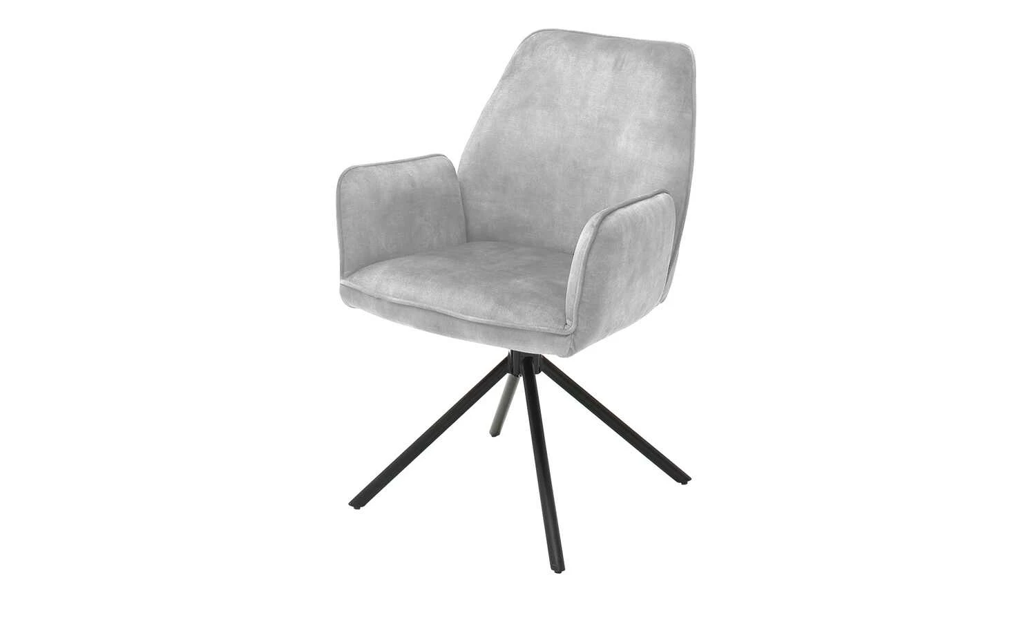 uno Polsterstuhl drehbar Ramina | Grau Ja 4 uno Polsterstuhl drehbar Ramina | Grau Ja – Bild 2
