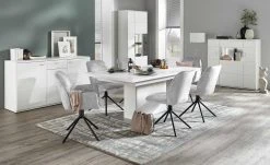 uno Polsterstuhl drehbar Ramina | Grau Ja