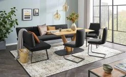 KOINOR Polsterschwingstuhl Dining System 3 | Schwarz Nein