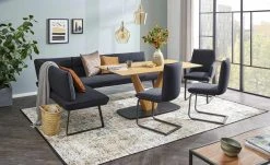 KOINOR Polsterschwingstuhl Dining System 3 | Dunkelblau Nein