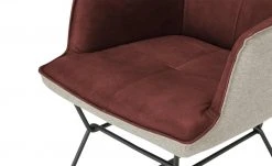 KOINOR Kufenstuhl mit Leder Bexx | Chilli (Rot) / Beige Ja -Stuhle Geschaft 15302863 3 202111242310