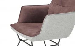 KOINOR Kufenstuhl mit Leder Bexx | Plum (Rosa) / Hellgrau Ja -Stuhle Geschaft 15302864 4 202111242310