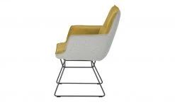 KOINOR Kufenstuhl mit Leder Bexx | Safran (Gelb) / Hellgrau Ja -Stuhle Geschaft 15302865 3 202111242310