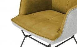 KOINOR Kufenstuhl mit Leder Bexx | Safran (Gelb) / Hellgrau Ja -Stuhle Geschaft 15302865 8 202111242310